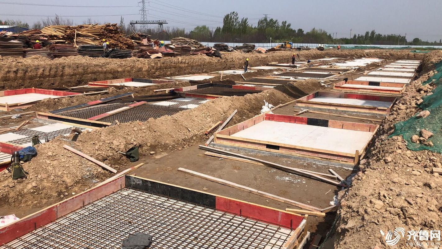 中国供销滨州农产品电商物流园项目建设现场